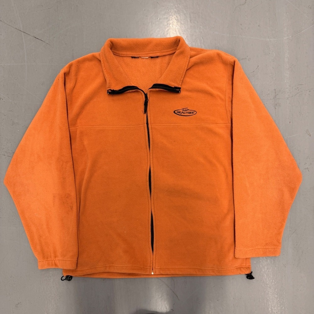 Realtree Team Orange Fleece Full Zipโ Jacket Hunting Outdoor